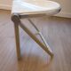 Vintage white Pluff stool – Anonima Castelli