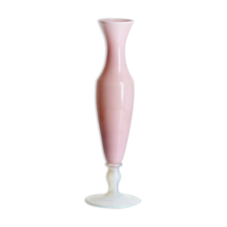 Pink opaline vase