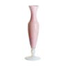 Vase en opaline rose