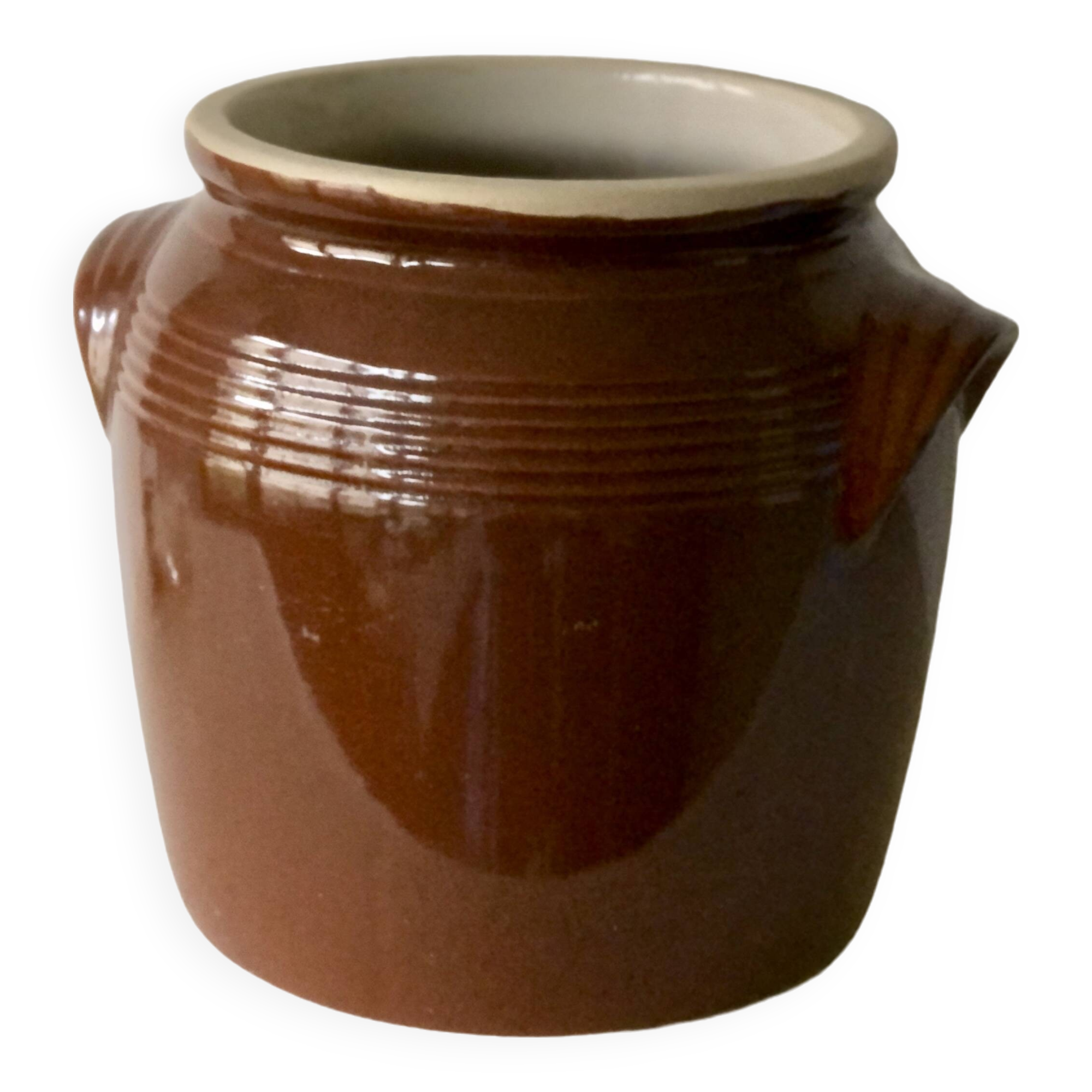 Pot de cuisine grès vernissé