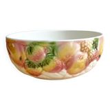 Salad bowl in slip Sarreguemines