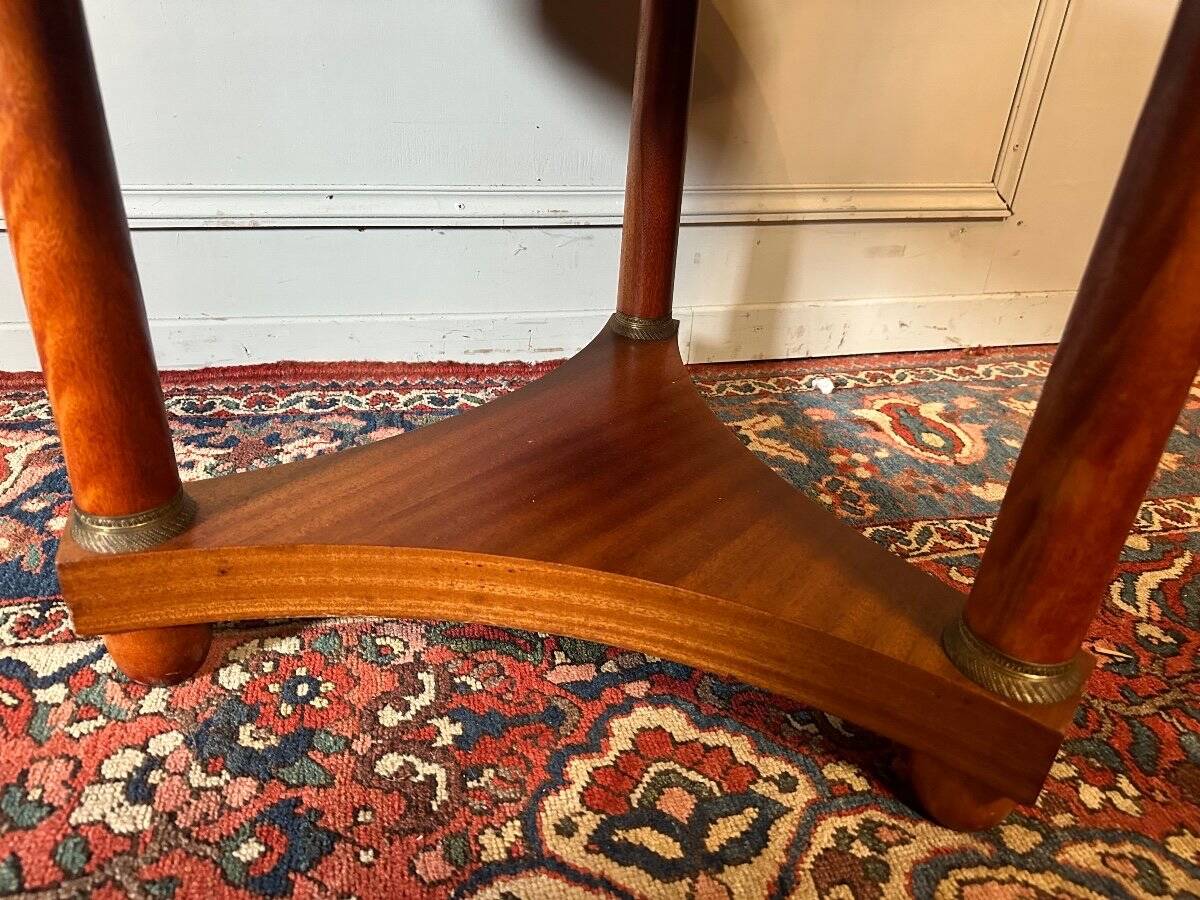 Empire Style Mahogany Pedestal Table.