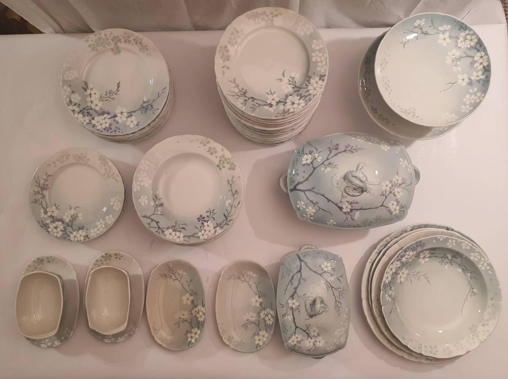 Lunéville faience lot