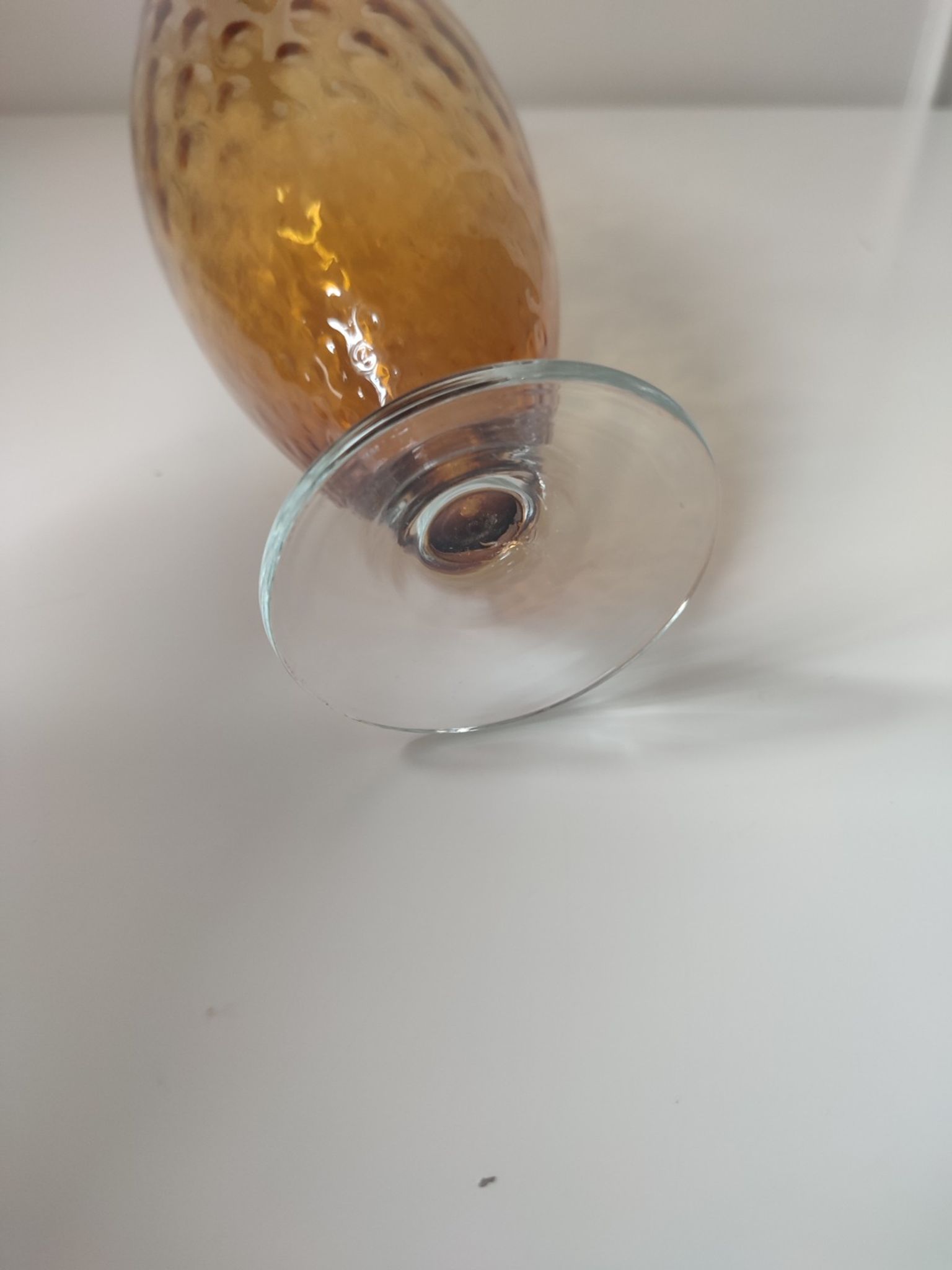 Vase vintage italien en verre