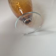 Vase vintage italien en verre