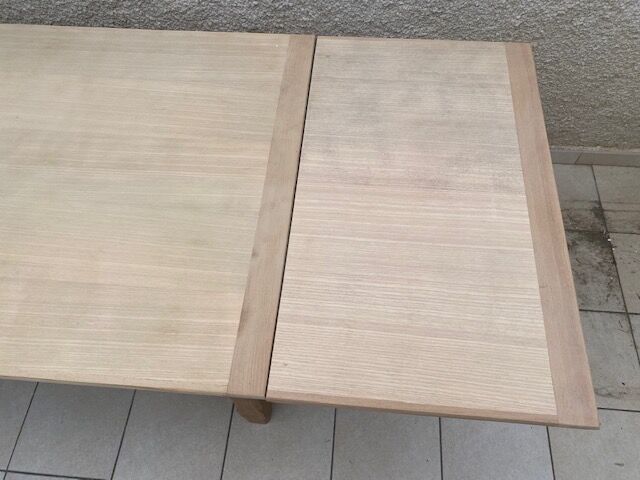 Extended farmhouse table