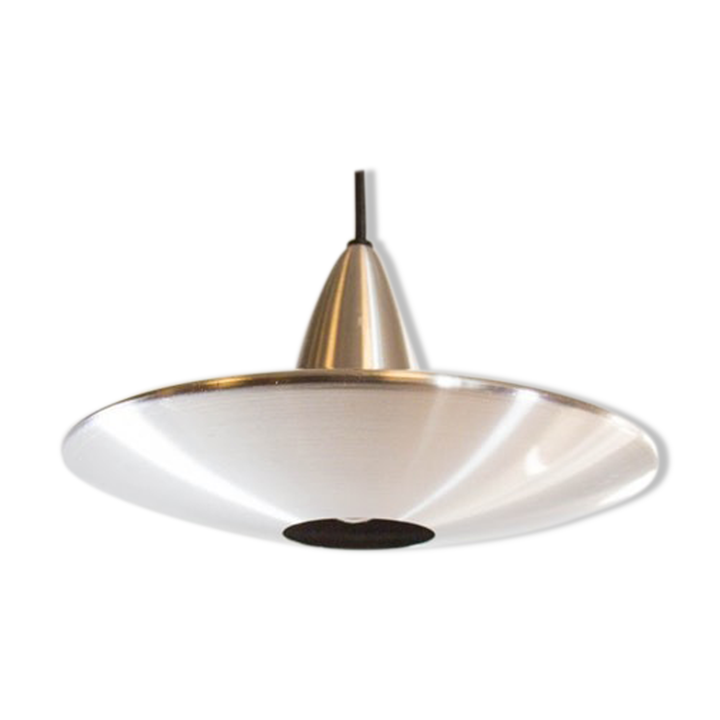Classic UFO ceiling lamp in vintage brushed aluminum Hala Zeist