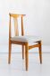 Mid-century boucle linen armchair designed by M. Zielinski, Europe, 1960s.