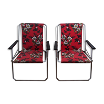 Vintage camping chairs 70s