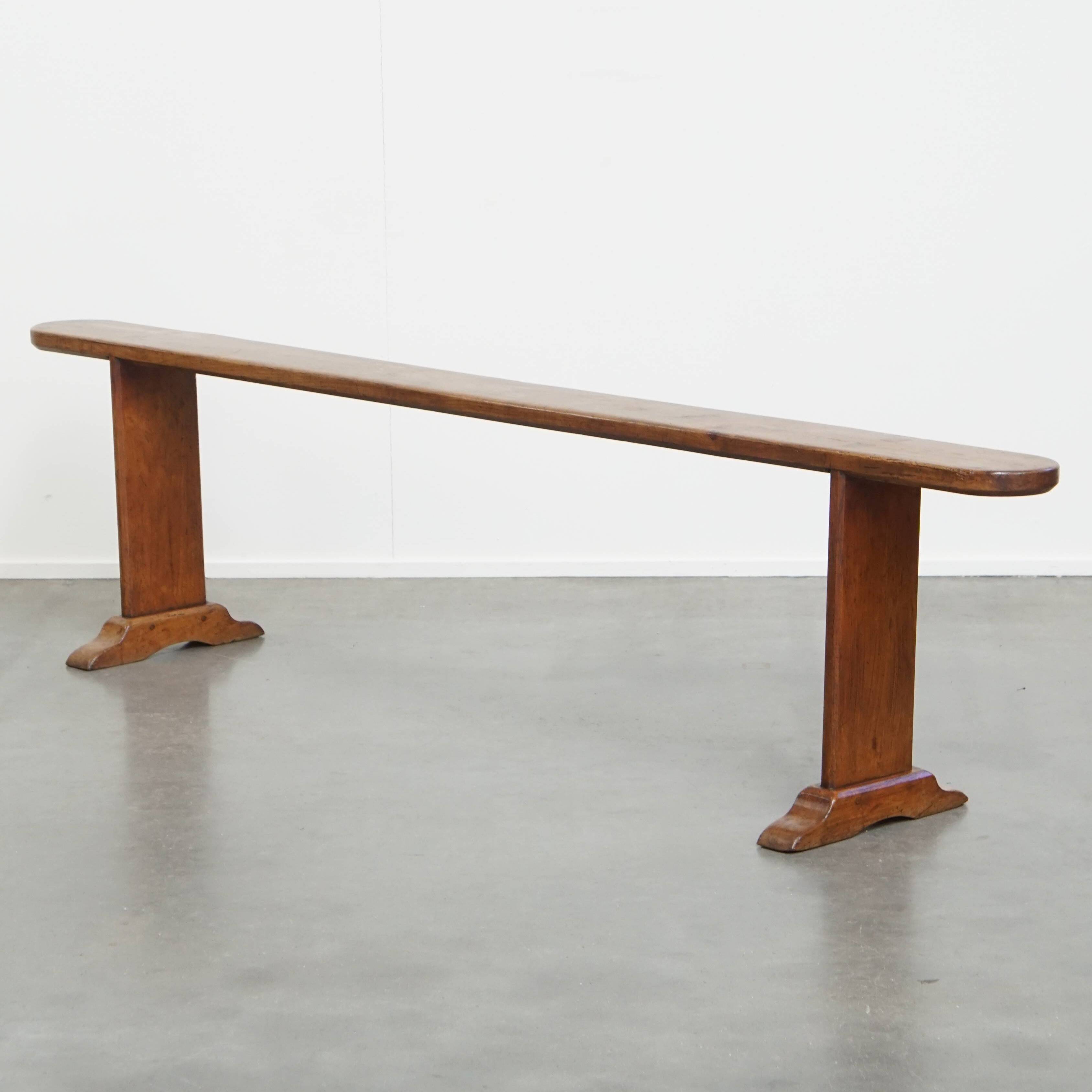 Antique French hall bench / dining bench
