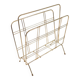 Gold metal magazine rack