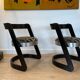 Pair of chairs by Willy Rizzo for Mario Sabot. Italy 1960