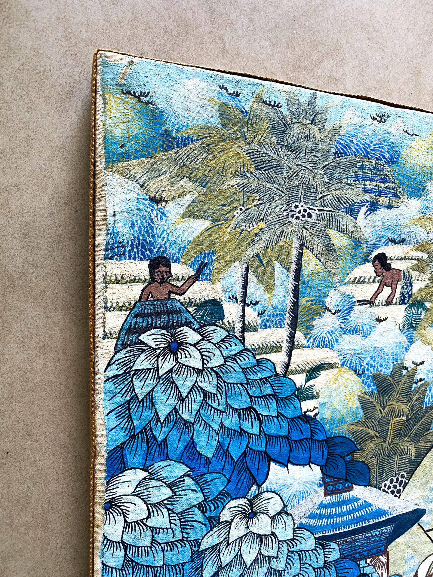 Balinese painting signed I KT. WANA