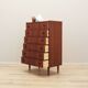Teak chest of drawers, Danish design, 1970s, production: Denmark