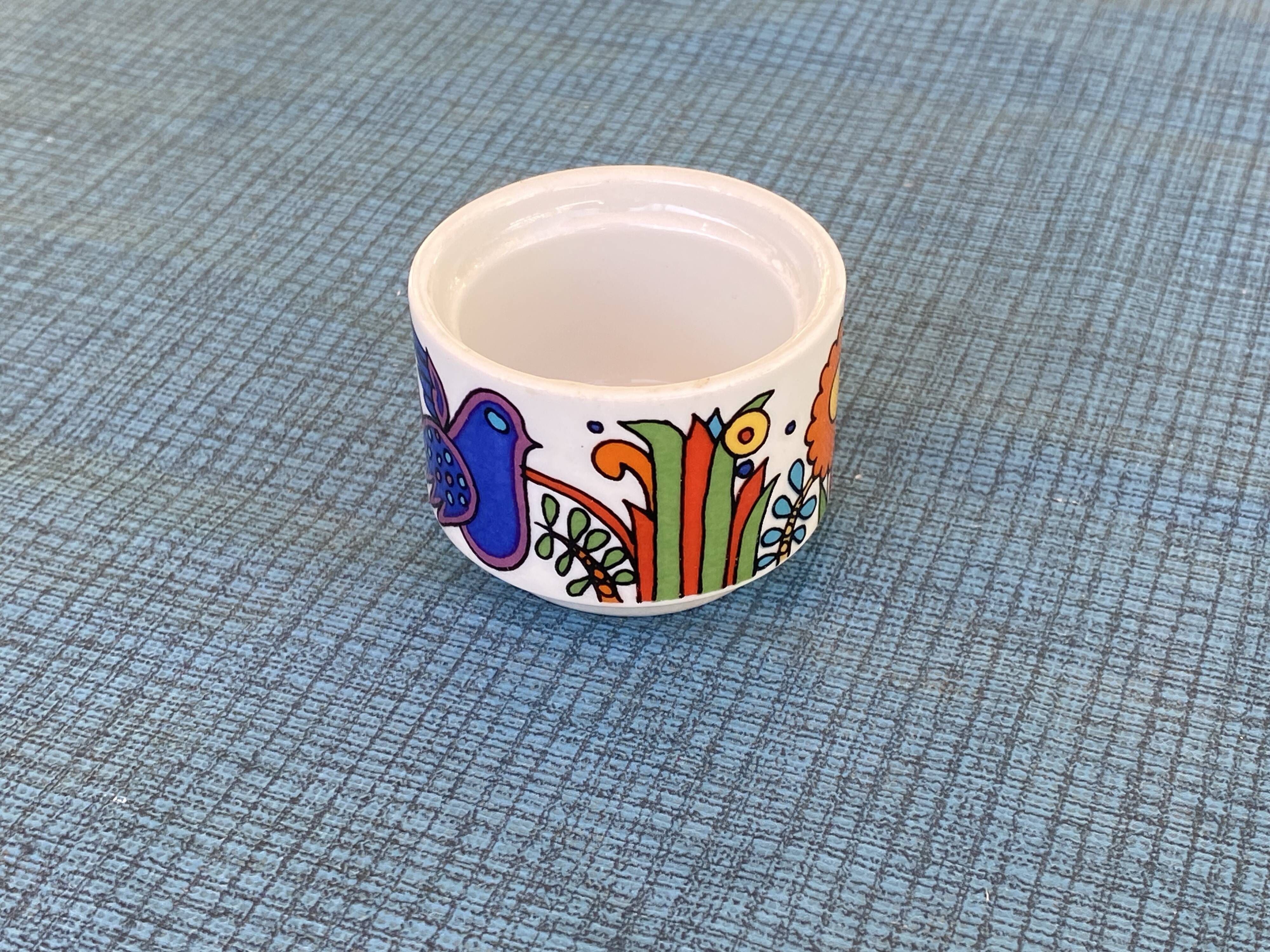 Coquetier porcelaine Villeroy & Boch modèle Acapulco