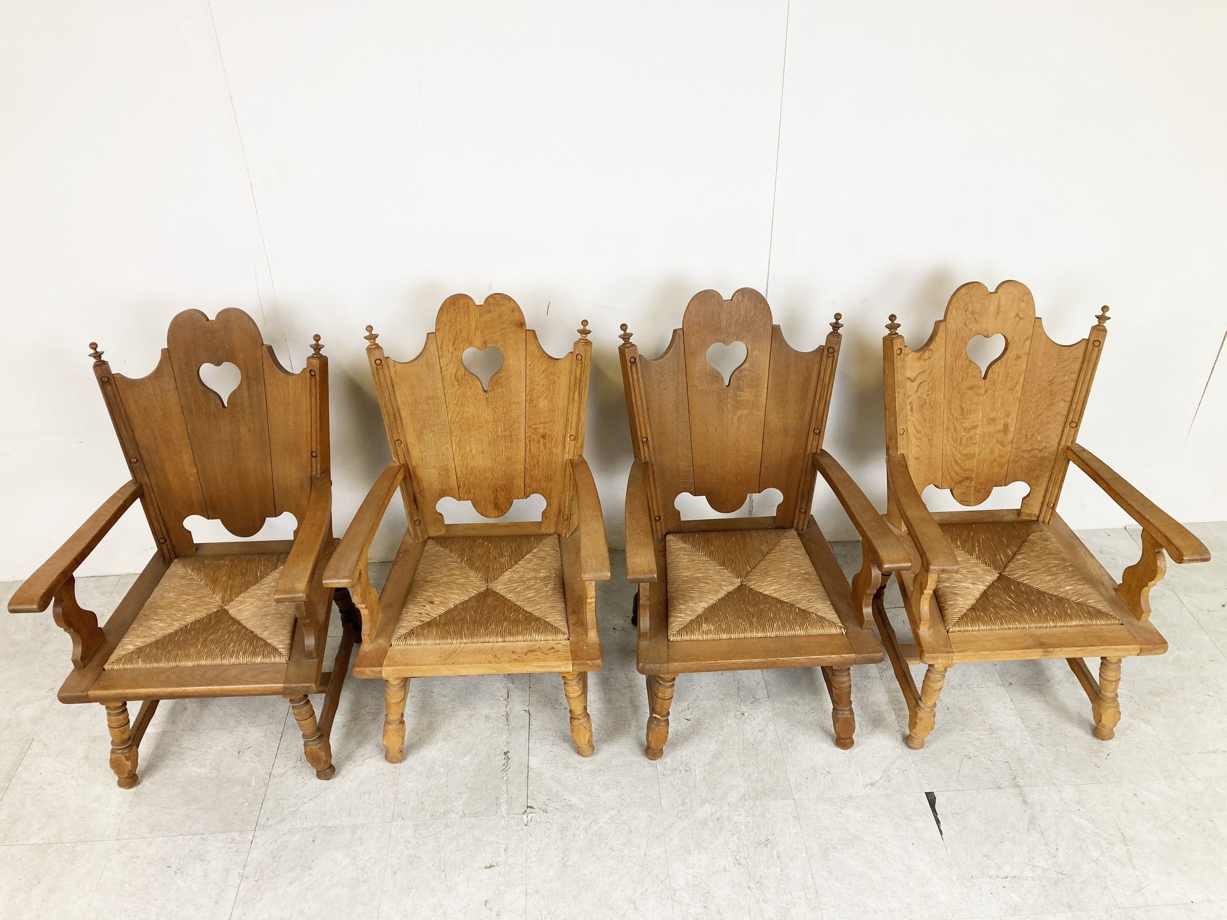 Vintage brutalist armchairs, 1960