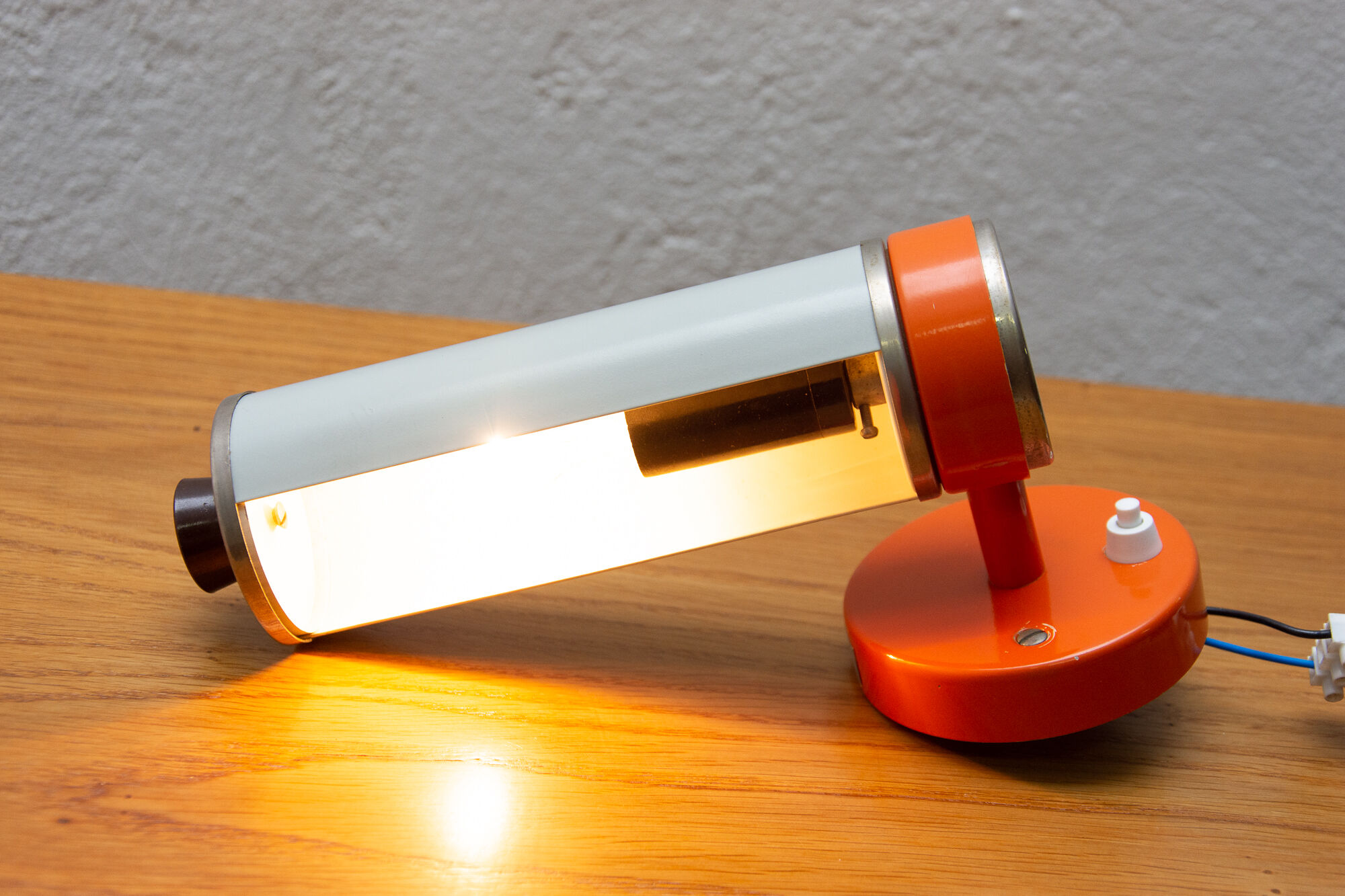 Mid century wall roller lamp by Josef Hurka for Napako, 1960´s