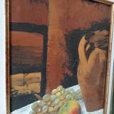 Still life painting oil on canvas