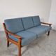 3-seater teak Scandinavian sofa by Juul Kristensen, Denmark 1970s