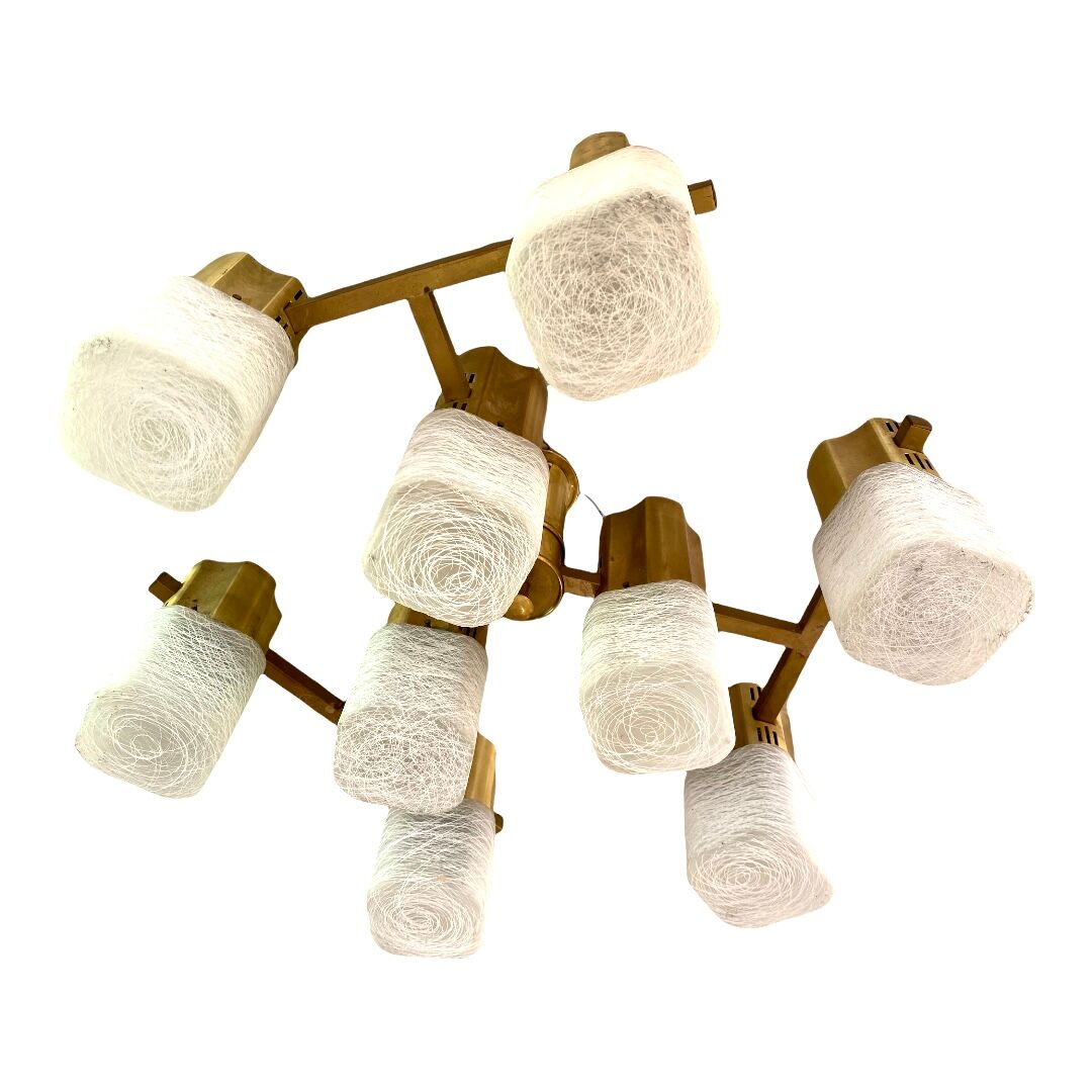 Ceiling lamp of the Sciolari house at the end of 1970