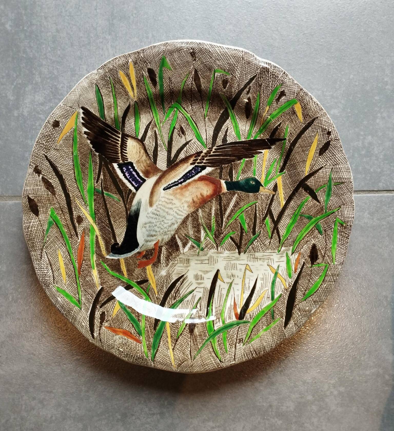 Gien plate - Rambouillet service