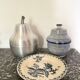 Assiettes plates Gien chardons