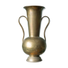 Hammered brass Italian vase