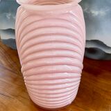 Pink Art Deco Anchor Hocking Vase