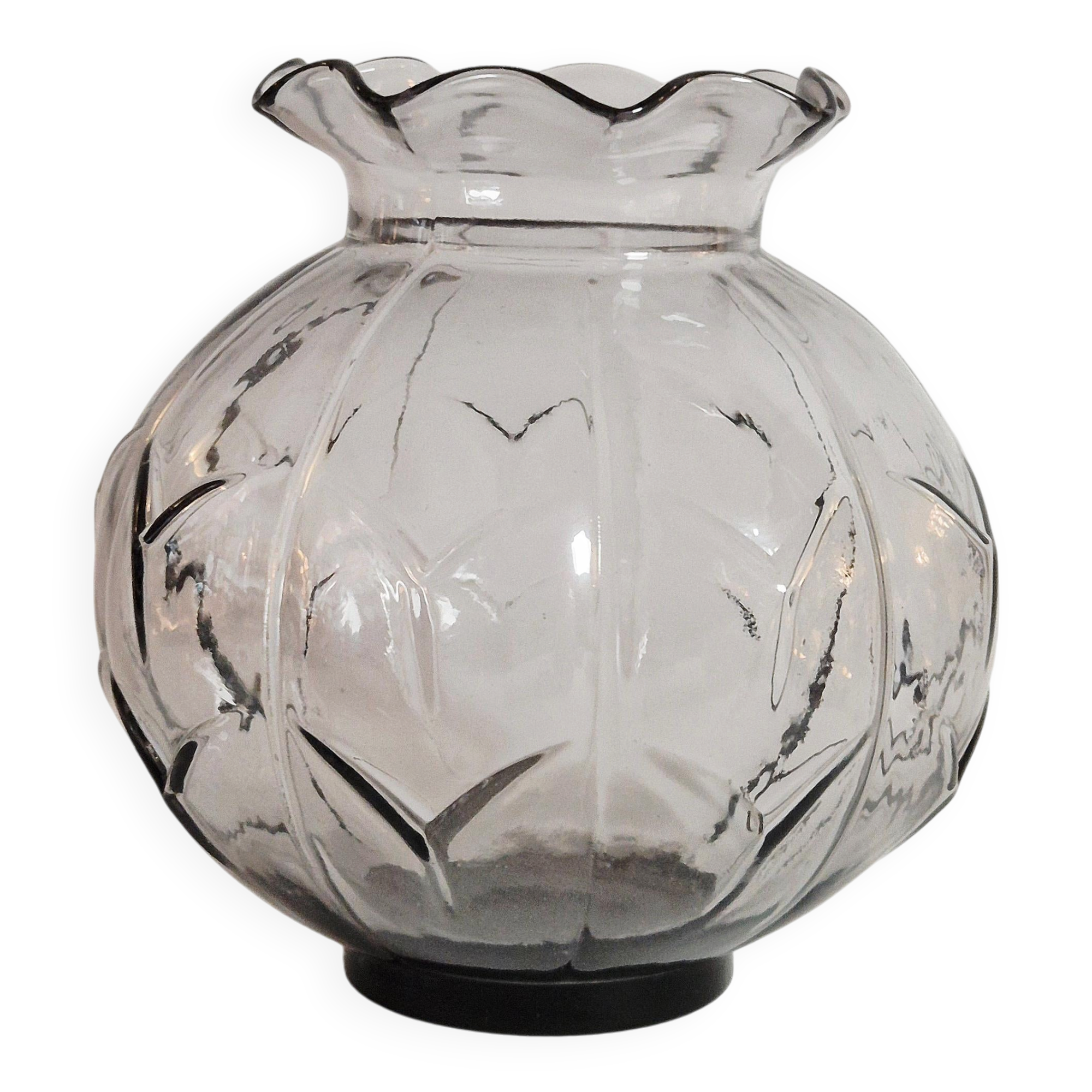 Edvin Ollers, vase model Ove, designed for Elme Glasbruk in the 1930s, Modern Sweden.