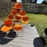 Dsc 106 fabric chair design Giancarlo Piretti, 1965