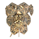 Midcentury Crystal Wall Lamp Kinkeldey, Germany, 1970s