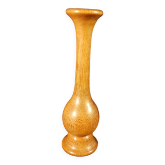 Vase soliflore en bois