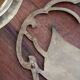 Golden table mat