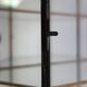 Vintage Wall Display Cabinet Glass, brass and mirror