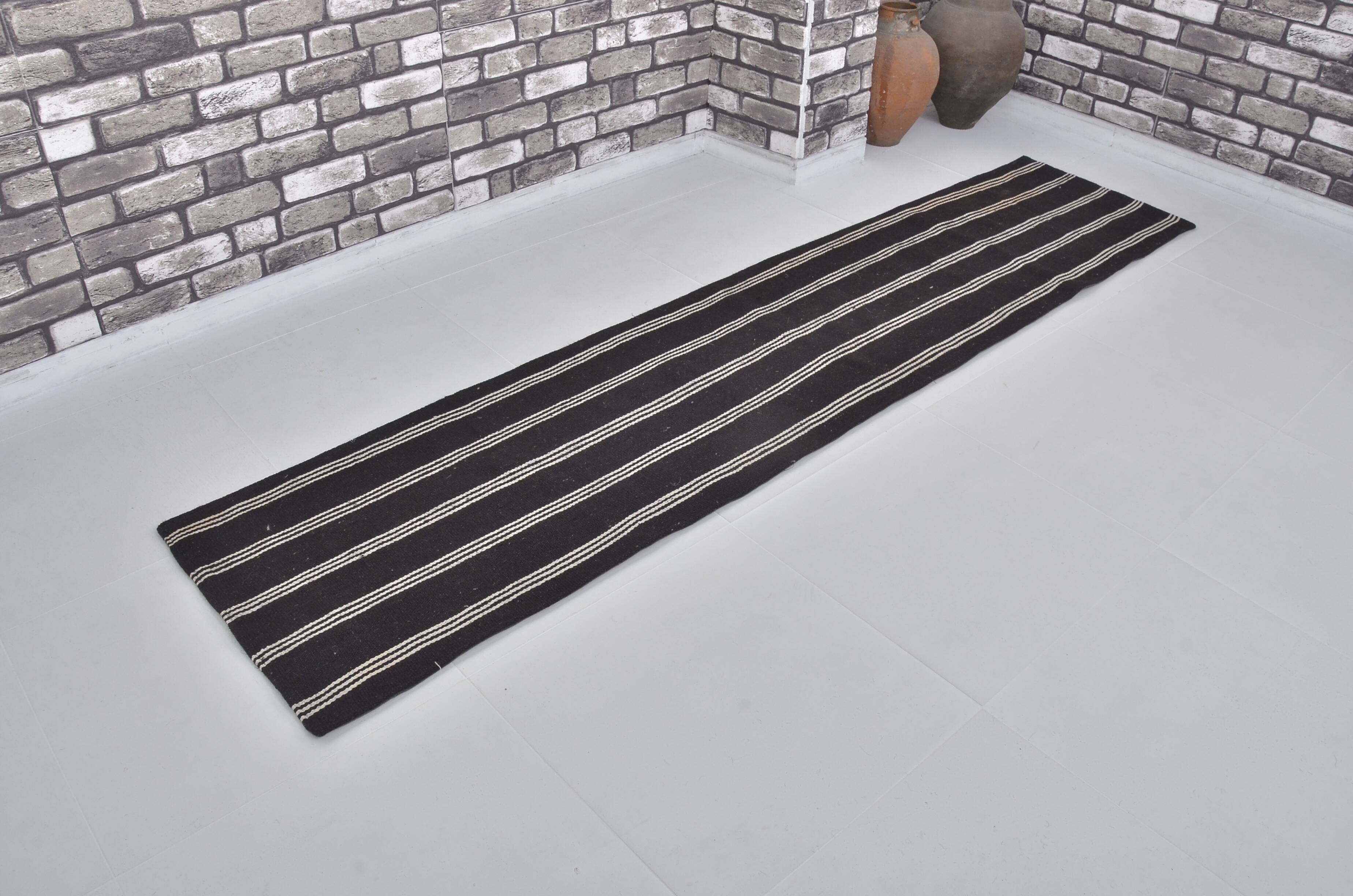 Stripe Vintage Oushak Kilim sku 3828