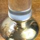 Lucite and brass candlestick, 1960s/70s