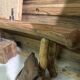 Old solid wood bench – country house spirit