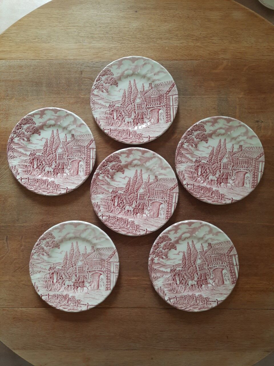 Antique dessert plates