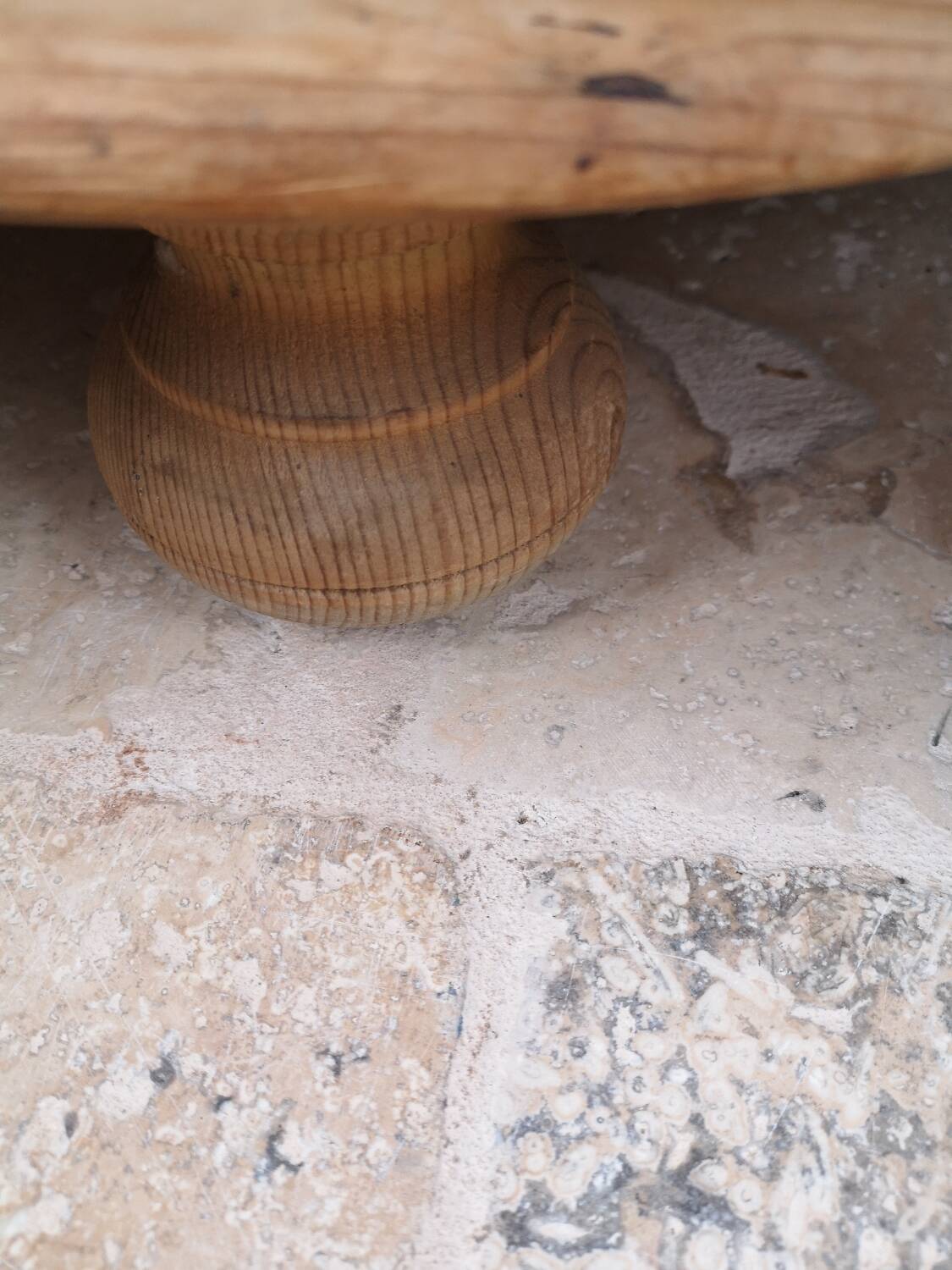 Antique asymmetrical pine furniture