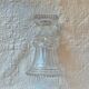Crystal vase signed Art Vannes France – Médicis shape – 28 cm