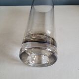 Smoked glass roller vase