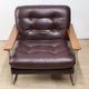 Vintage Bauhaus style armchair in leatherette and metal, 1970