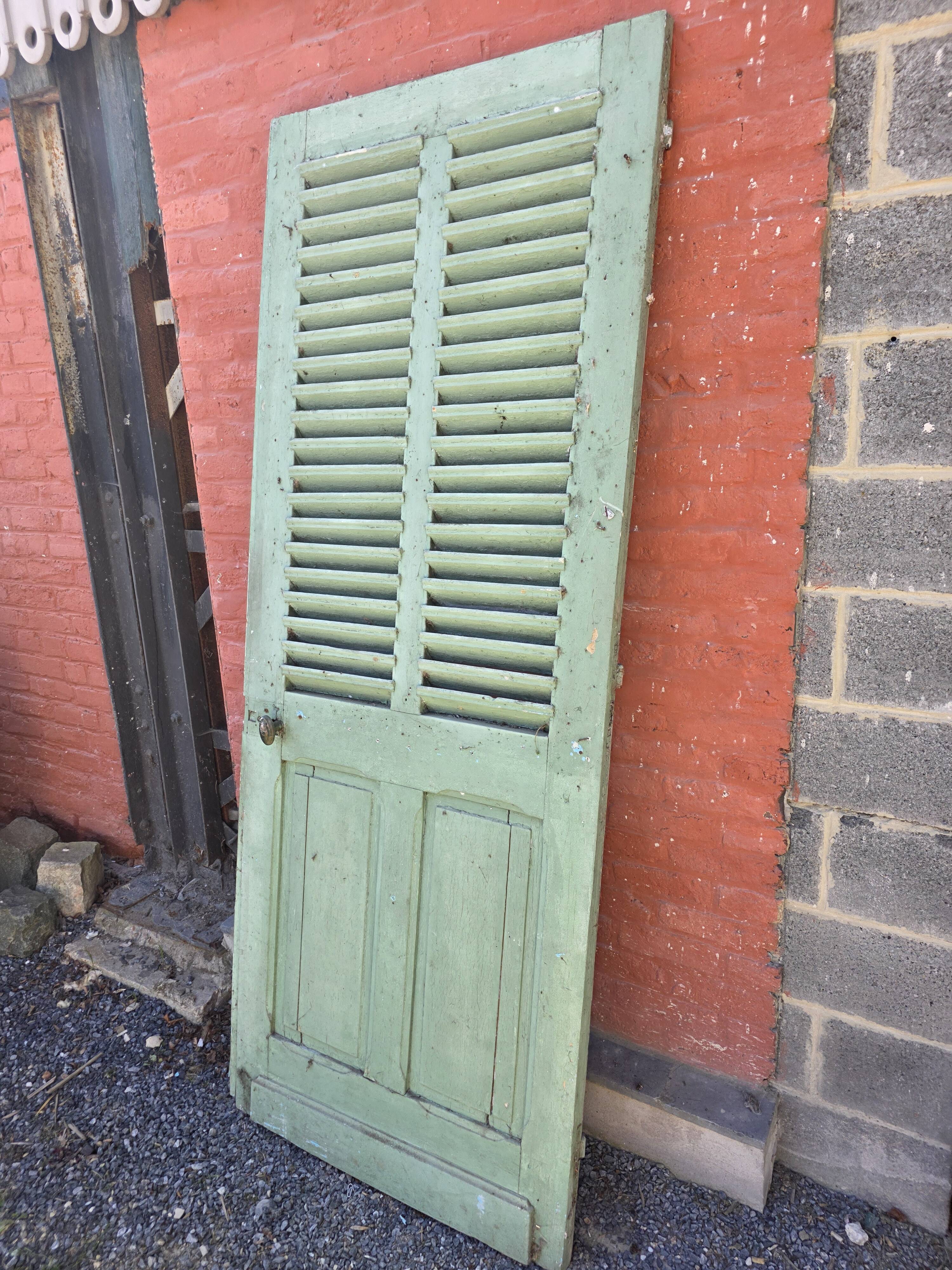 Old shutter door