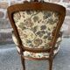 Armchair seat Louis XV Rocaille 1900s rococo Carved walnut