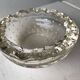 Daum Nancy France, bubbled ashtray or empty pocket, Circa 1930.