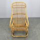 Fauteuil en rotin italien des années 1960.