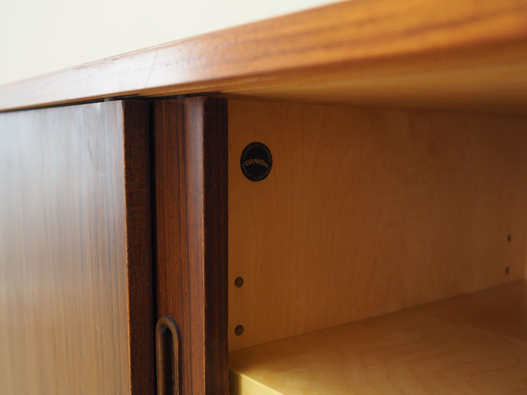 Buffet palissandre, design danois, années 1970, fabrication: Hundevad