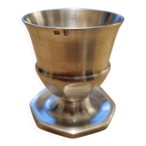 Solid silver egg cup with Lion hallmark.