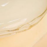 Handcrafted glass table lamp 70's