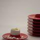 Set of 3 egg cups Space Age – Bjørn Christensen, 1960s